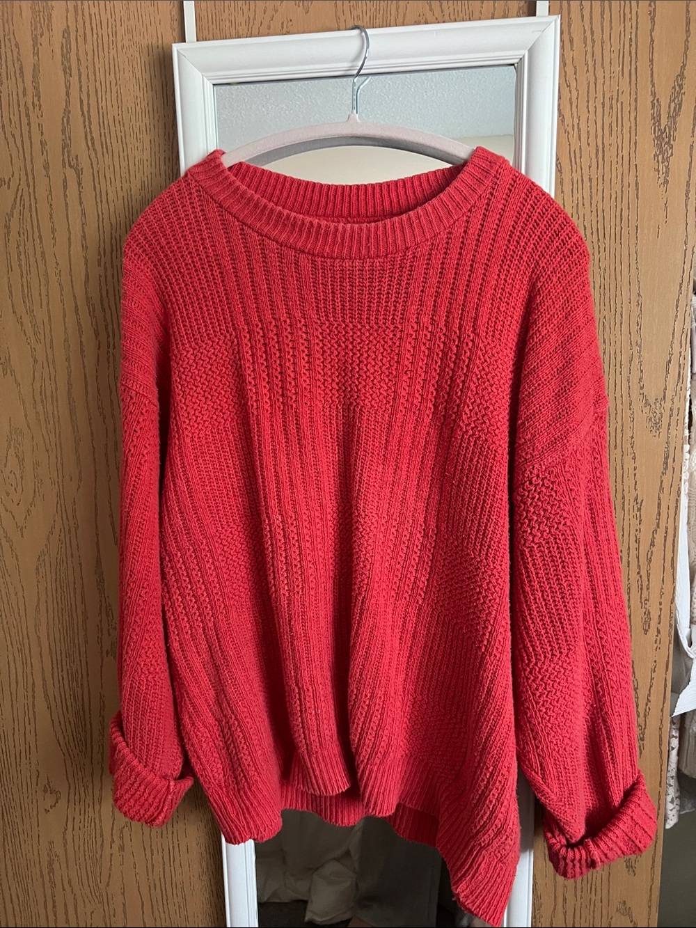 Women's Coral Crewneck Knit Sweater